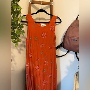 Vintage 90s Maxi Beach Dress